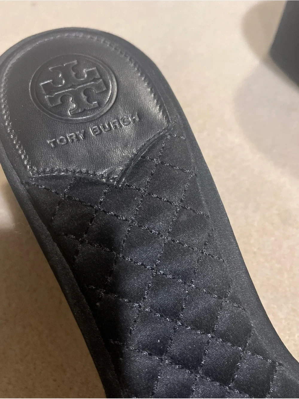 Tory Burch black slide